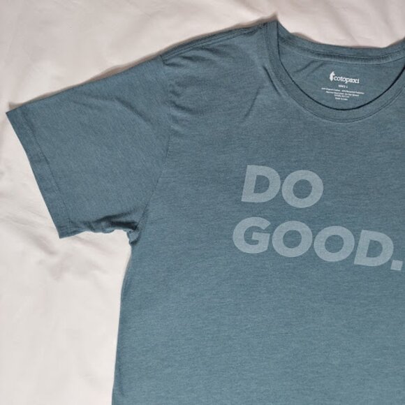 COTOPAXI Mens Green Do Good T-Shirt Organic Cotton Blend Graphic Tee L - Picture 7 of 14
